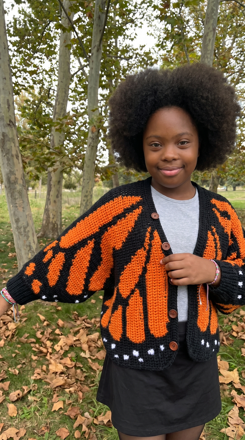 Charlotte's Butterfly Cardigan