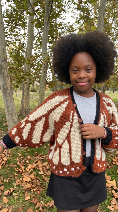 Charlotte's Butterfly Cardigan